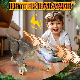 Bokigibi dinosaur toy sturdy ABS construction withstands active play.