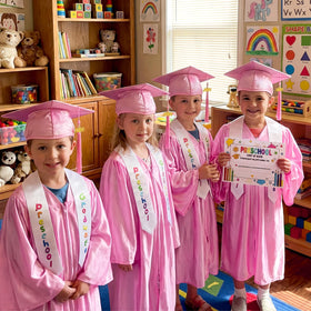 Bokon colorful graduation certificate designed to mark milestones