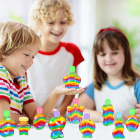 Bokon sand art bottles with included funnels, easy DIY pouring for clean crafts