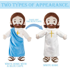 BOKUFLY Jesus plush makes a thoughtful Easter or christening gift.