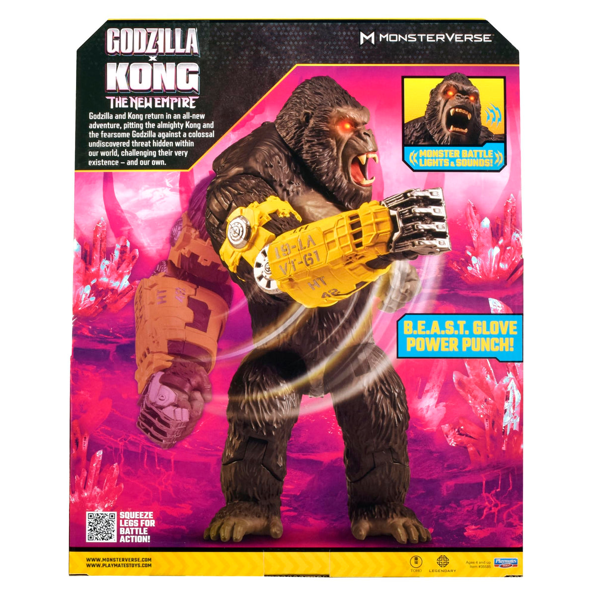 Bold packaging and vibrant colors make it a standout display piece.