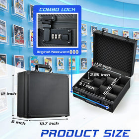 Boldblox storage box locking system secures cards during travel.