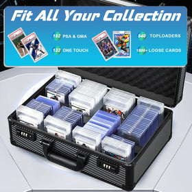 Boldblox box open tray shows quick access to slabs and toploaders.