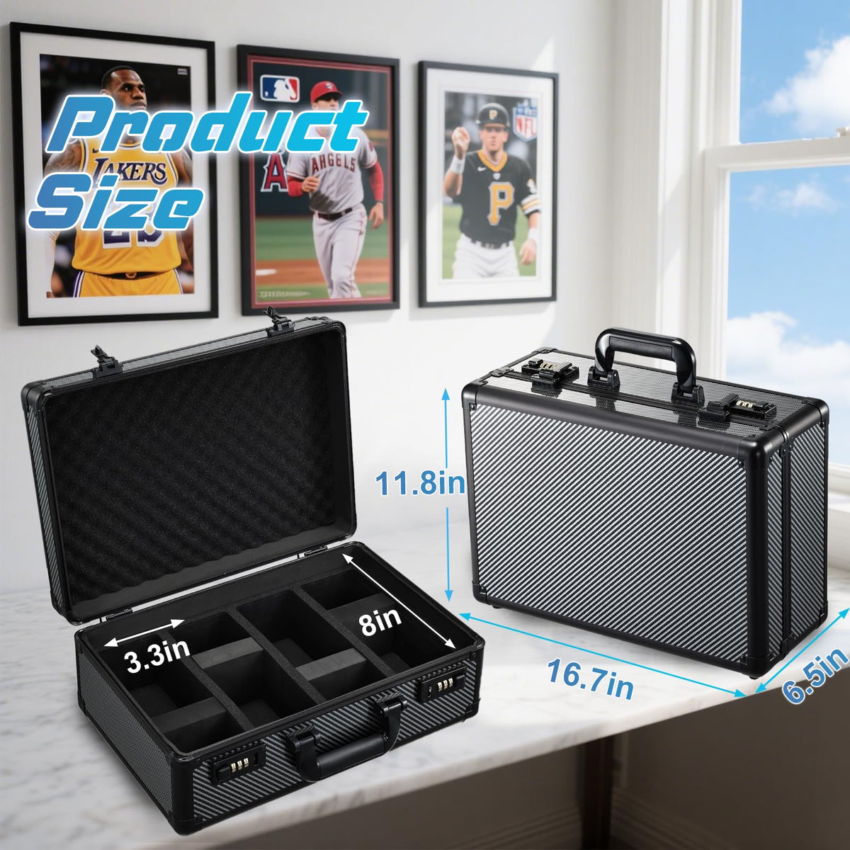 Boldblox security locks deter unauthorized access during travel.