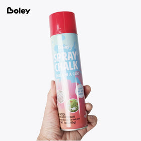 Boley red spray chalk can for bright patriotic street art and celebrations.