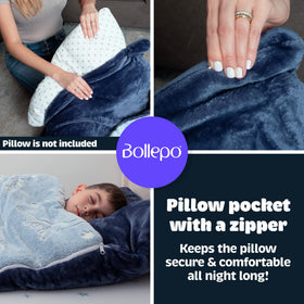 Bollepo dinosaur-themed design supports fun sleepovers and pajama parties.