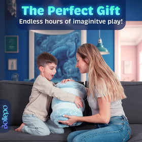 Bollepo durable polyester exterior designed for daily play and sleepovers.