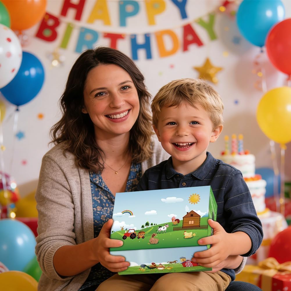 BOLZRA farm playset a durable gift for birthdays and holidays