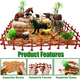 BOLZRA realistic cow and goat figures spark role play and storytelling
