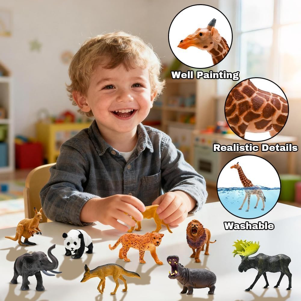 Bolzra Safari lion figure for pretend play and storytelling