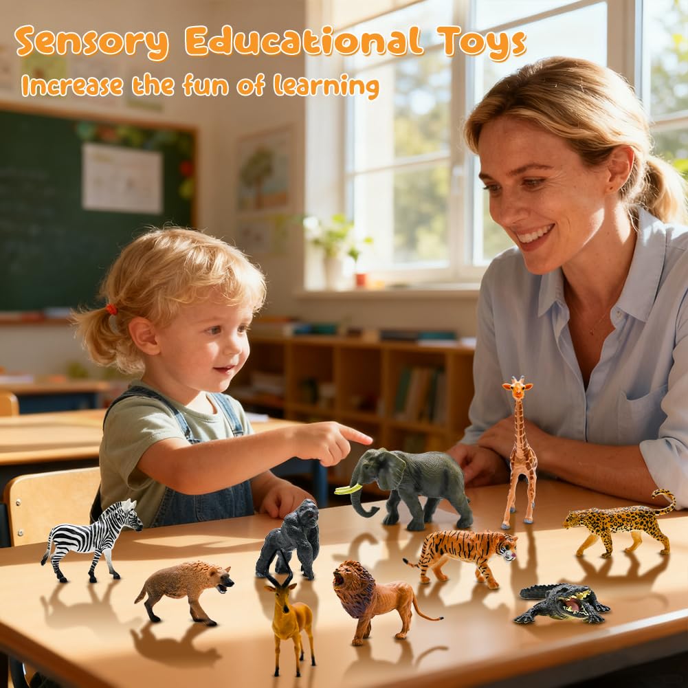 BOLZRA storage box keeps safari pieces organized for play
