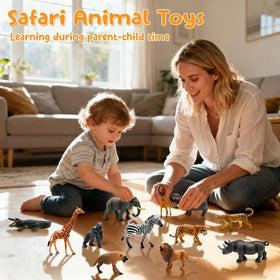 BOLZRA zebra figure adds color and rhythm to animal parade play