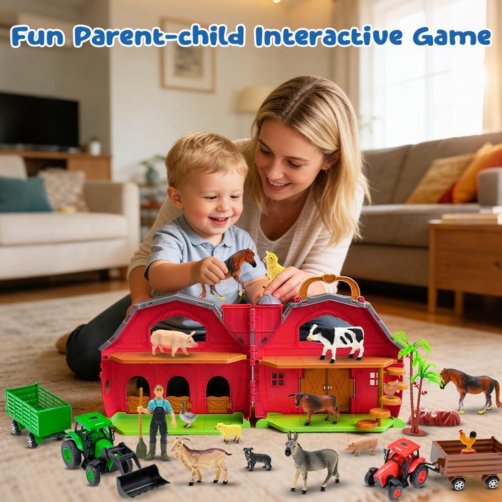 BOLZRA tractor and farmer accessories support role-play and storytelling