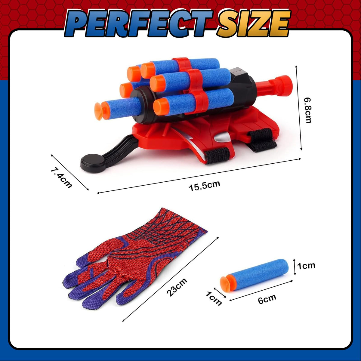 Bomnemi Spider Web Wrist Launcher for active, imaginative play and quick launches.