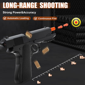 Bomoaac shell ejection system visible for faster, jam-free action during play.