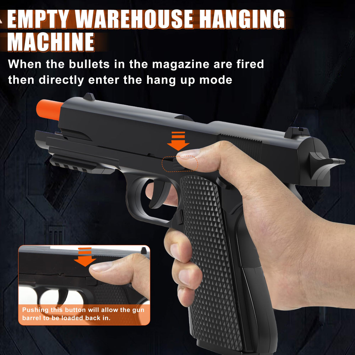 Bomoaac two magazines enable continuous play with quick reloads.