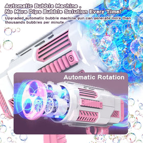BOMOCO bubble gun lights create magical night-time scenes