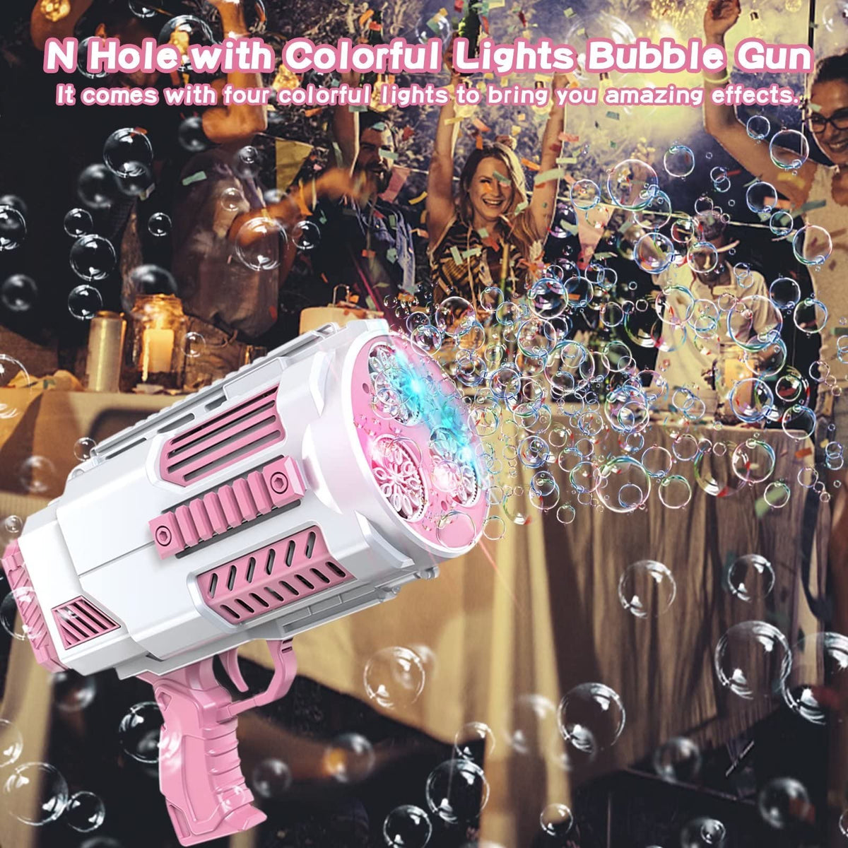 BOMOCO bubble gun packaging ready as a gift