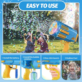 Party atmosphere with BOMOCO bubble gun in action