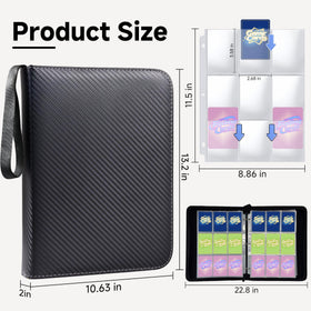 BOMOKS removable 3-ring binder enables quick customization as collection grows