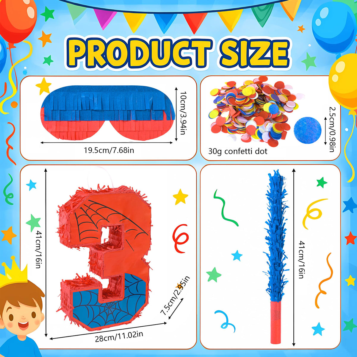 Bonafonso confetti included for festive celebrations