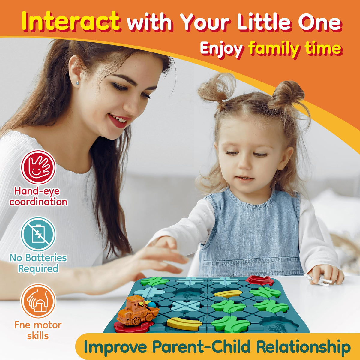 BONITOTO Logic Road Builder base plates provide a stable play area