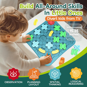 BONITOTO Logic Road Builder marble run visualizes cause-and-effect in action
