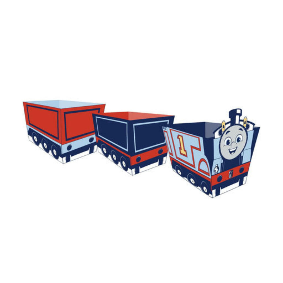 Bonjour Fete Thomas & Friends centerpiece assembly creates a vivid train display for birthdays.