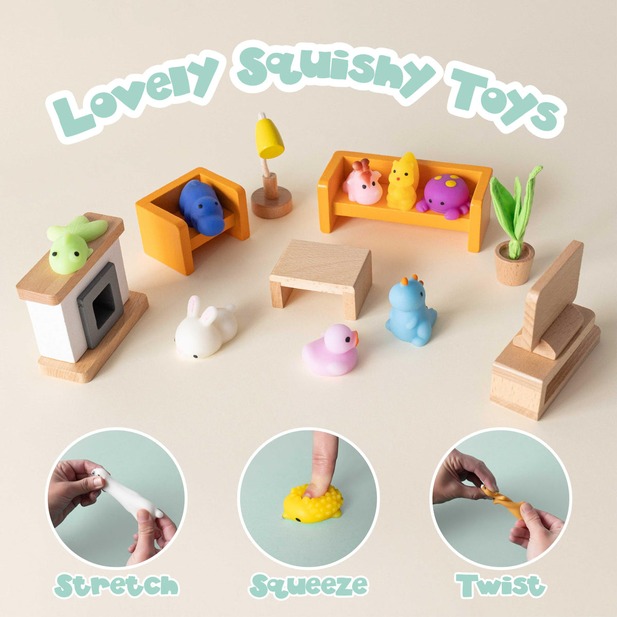 BONNYCO kawaii squishy bag gifts ready to hand out at events