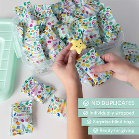 Assorted BONNYCO mochi squishies offer playful animals and dinos for party favors