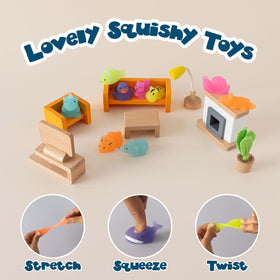 BONNYCO Mochi Squishy colors, shapes, and scents invite tactile play.