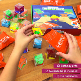 BONNYCO party favors pack features 30 cubes for exciting gift bags.