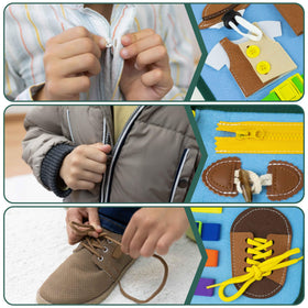 Bonnyco Travel-ready toddler toy, airplane and car activities in a compact case.
