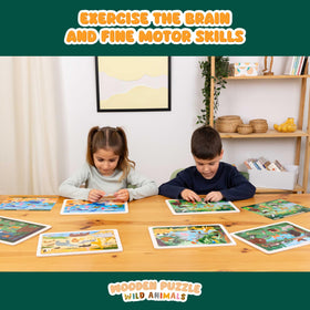 Bonnyco wooden puzzle model sheets as a visual guide for assembly