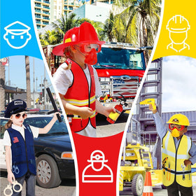 Bonuci fireman costume accessories kit, enables varied missions with rich storytelling.