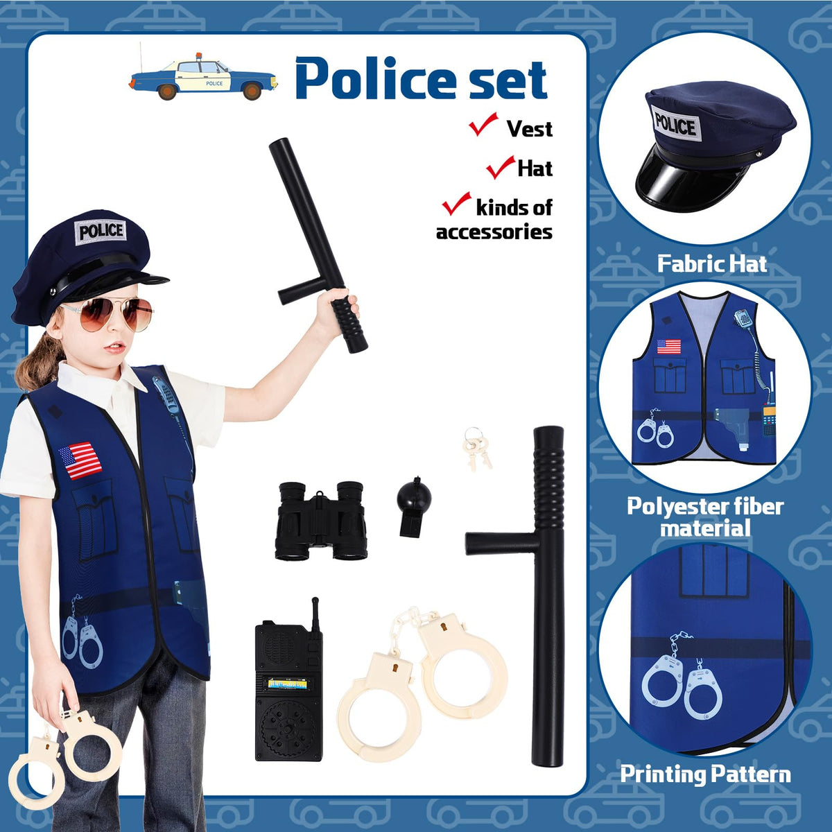 Bonuci fireman costume hat for kids, supports quick dressing during active play.