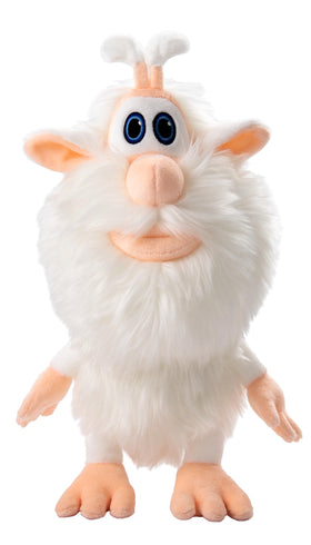 Booba 12-inch plush toy face view for cozy hugs and joy.