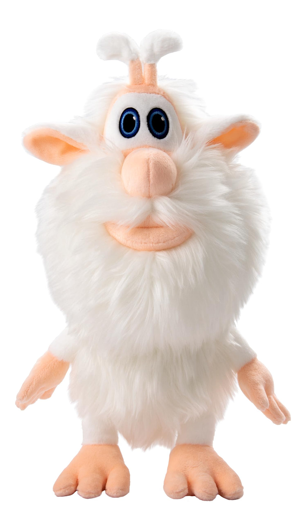 Booba 12-inch plush toy face view for cozy hugs and joy.