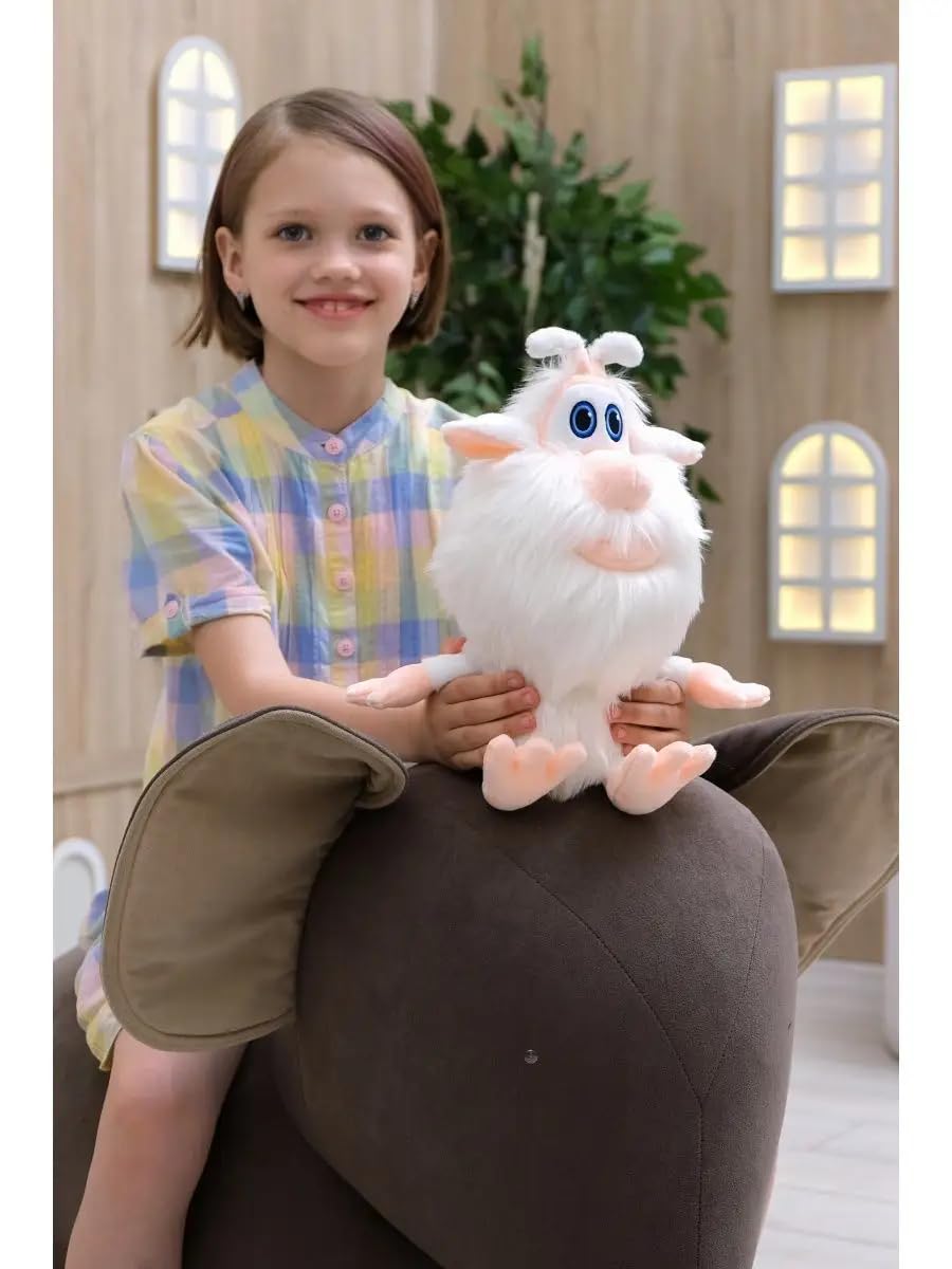Booba reinforced stitching ensures long-lasting hugs during play.