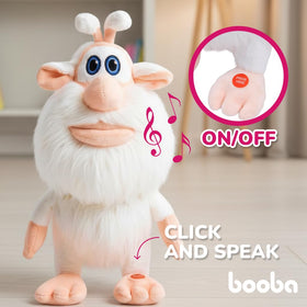 Booba repeats your speech in a funny voice for imaginative storytelling.