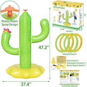 Boogem Sprinkler base-stable design keeps sprinkler upright during play.