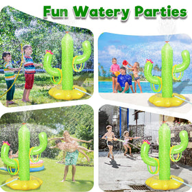 Boogem Sprinkler eco-friendly PVC material for durable, reusable summer fun.