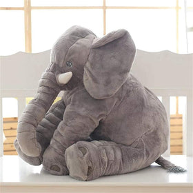 Easy wipe-clean care keeps BOOJALOO elephant plush looking new.