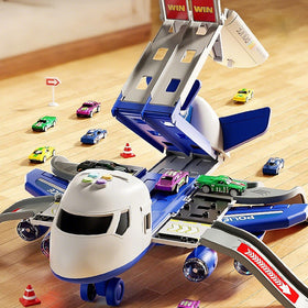 BoomCaCa airplane toy 4-layer track extended for epic racing sessions