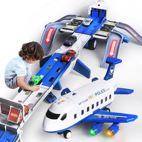 BoomCaCa airplane toy cockpit controls for interactive flight and race play