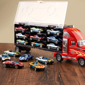 BoomCaCa carrier truck lid display shows two snap-close lids.