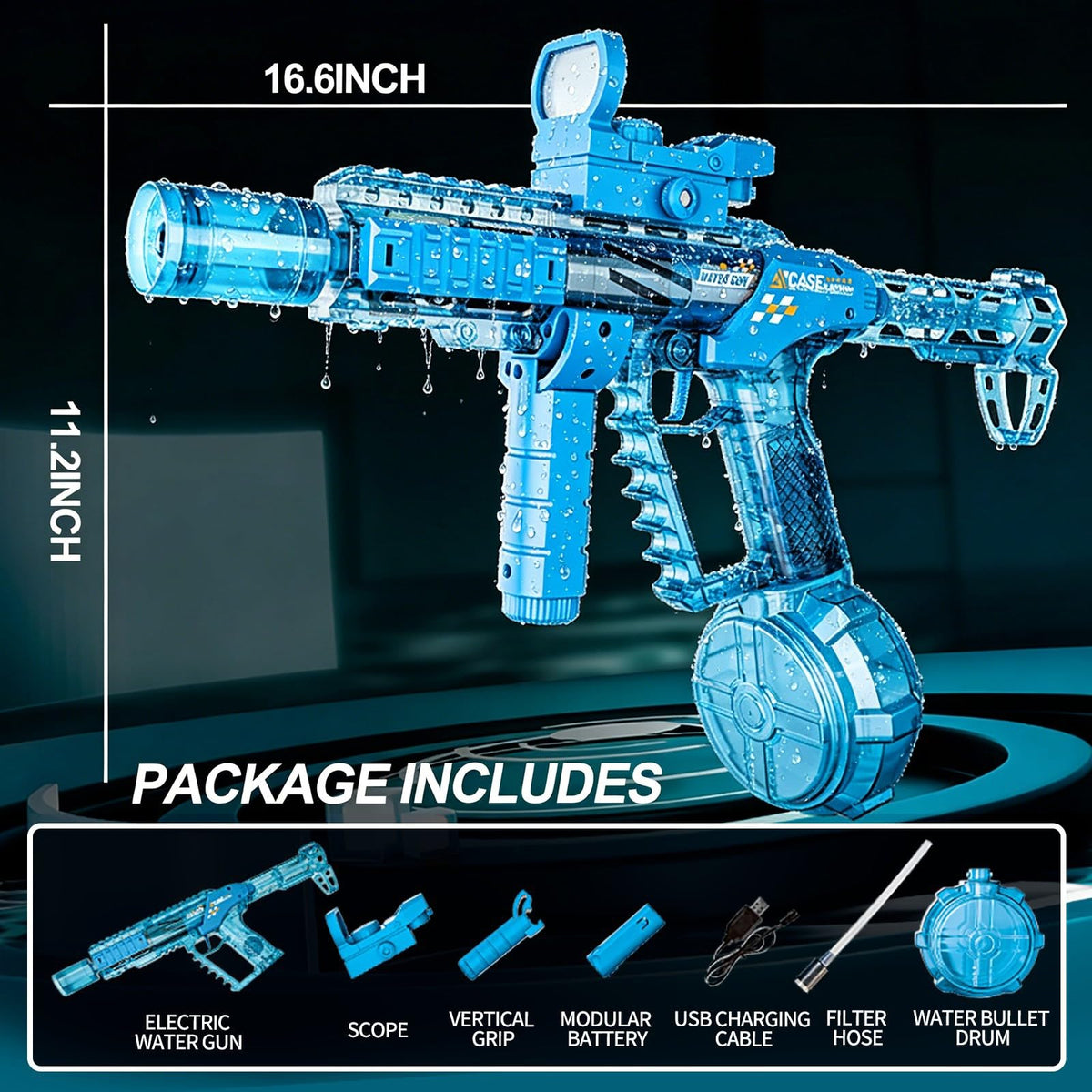 Ideal for beach, pool, and backyard fun with BoomCaCa water gun.