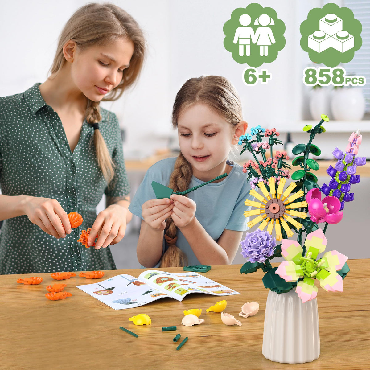 Booyuer flexible vase pairing lets you fit any container.