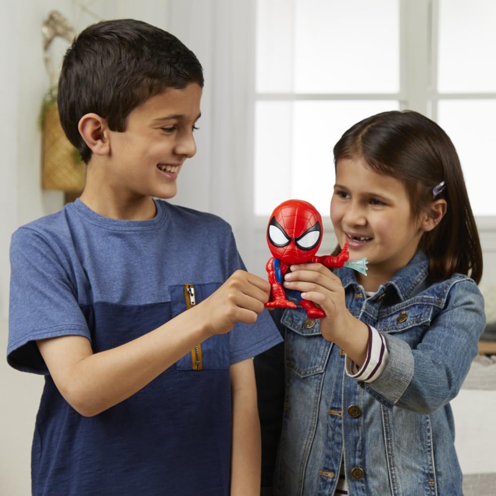Bop It Marvel Spider-Man Edition Pass-it mode for group fun.
