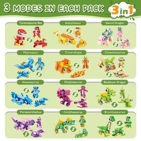 BOPEGOLO 3-in-1 dinosaur build kit enabling kid-led play.